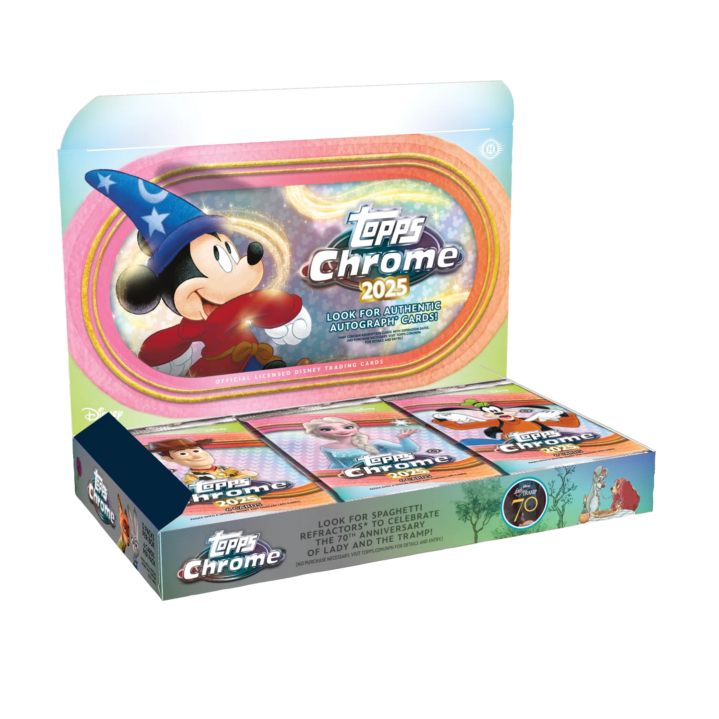 Topps Disney Chrome Hobby Box (Rip & Ship)