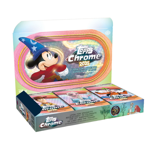 Topps Disney Chrome Hobby Box (Rip & Ship)